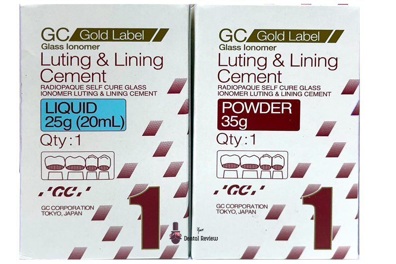 GC Glass Ionomer Luting & Lining Cement (GIC) contents