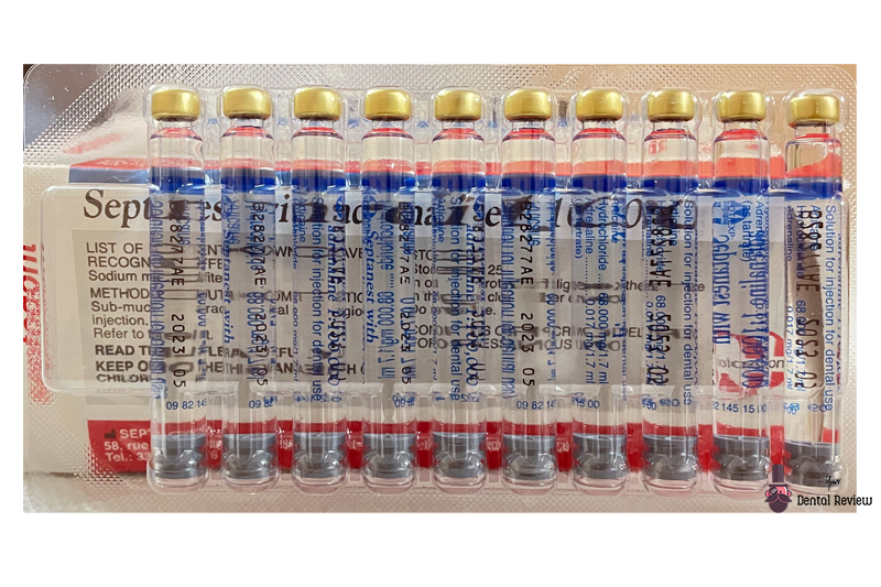 Septanest cartridge(Articaine with adrenaline)